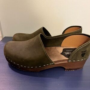 Sandgrens Clogs Olive Green 39